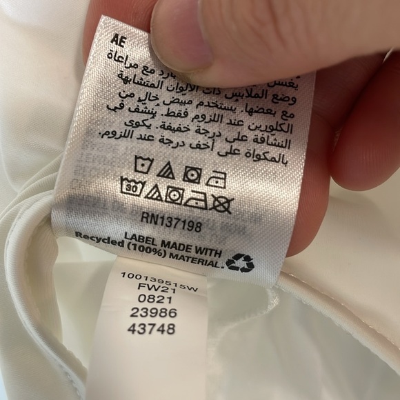 NWT. JEANNIE MAI x INC 2X Button Up Long Sleeve Shirt Top Bodysuit. - Picture 8 of 12